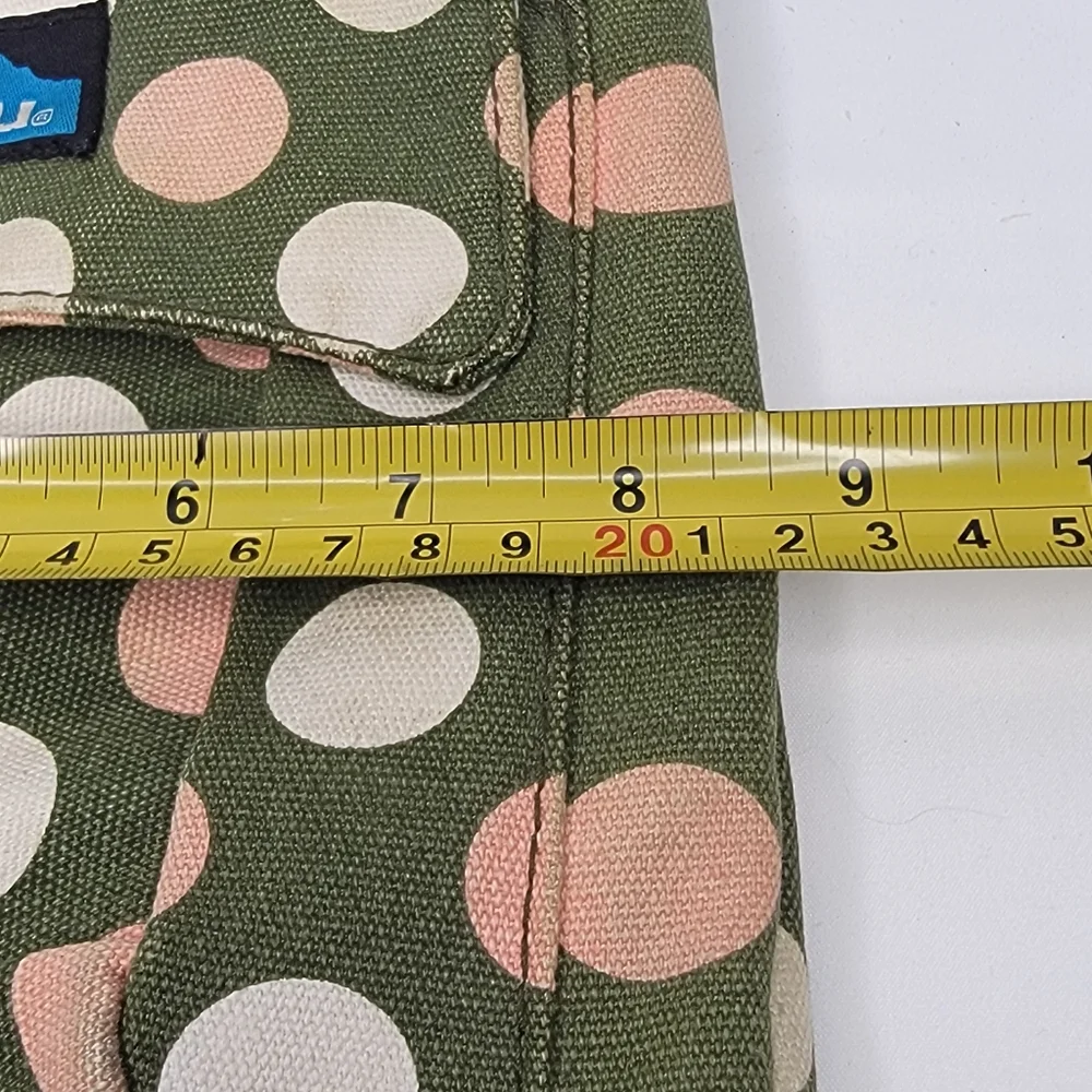 KAVU Green Polka Dot Crossbody‎ Bag. P154
